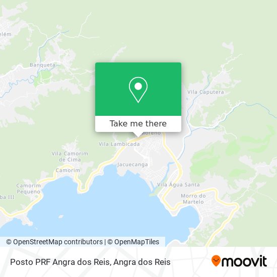 Mapa Posto PRF Angra dos Reis