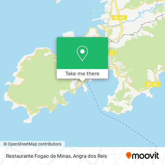 Mapa Restaurante Fogao de Minas