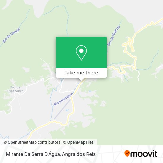 Mapa Mirante Da Serra D'Água