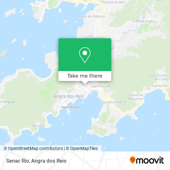 Senac Rio map