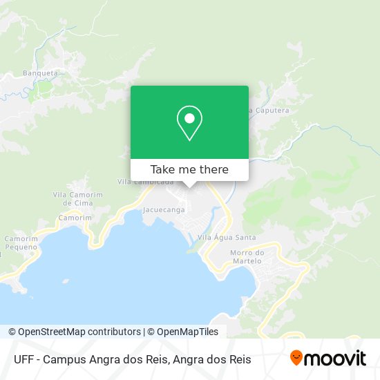 Mapa UFF - Campus Angra dos Reis