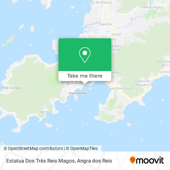 Estatua Dos Três Reis Magos map