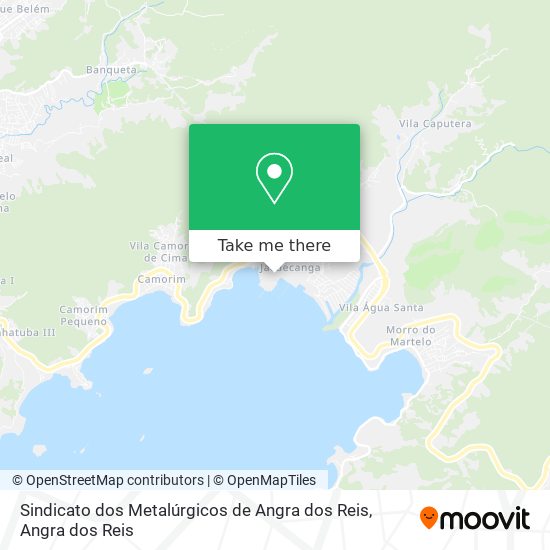 Sindicato dos Metalúrgicos de Angra dos Reis map