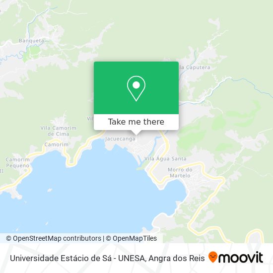 Mapa Universidade Estácio de Sá - UNESA