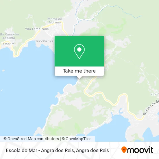 Escola do Mar - Angra dos Reis map