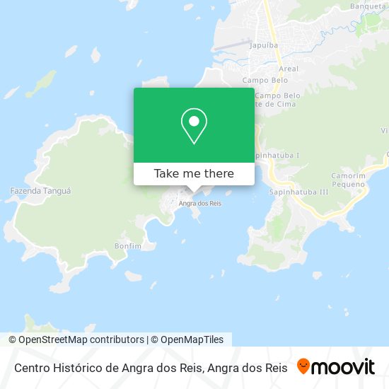 Mapa Centro Histórico de Angra dos Reis
