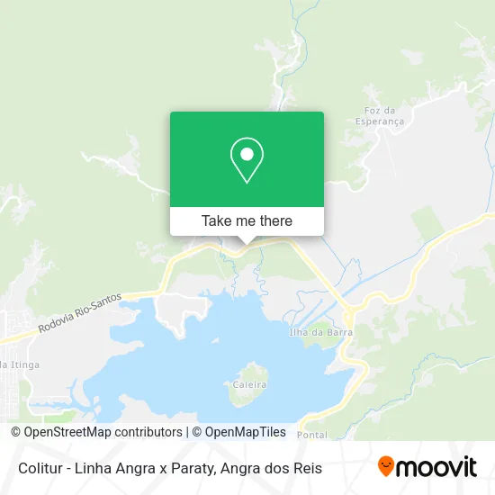 Colitur - Linha Angra x Paraty map