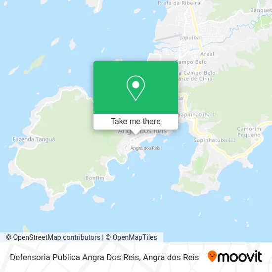 Defensoria Publica Angra Dos Reis map