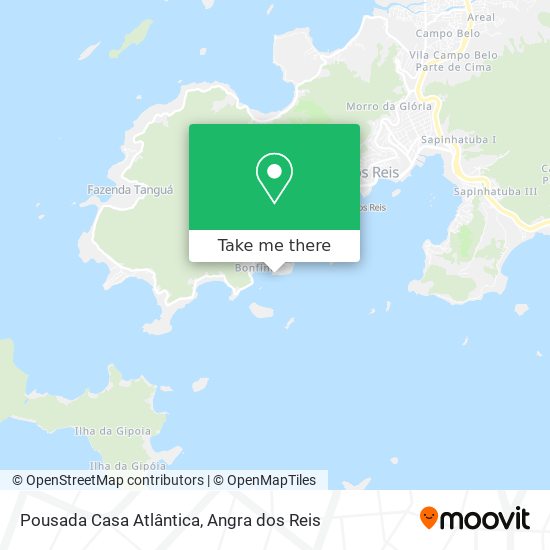 Pousada Casa Atlântica map