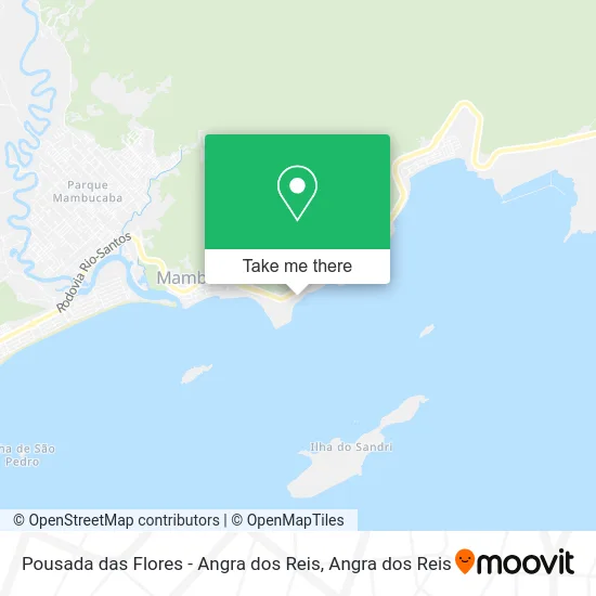 Pousada das Flores - Angra dos Reis map