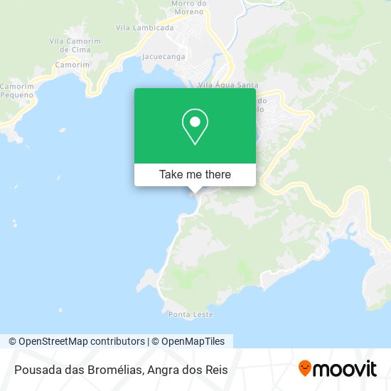 Pousada das Bromélias map