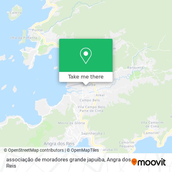 associação de moradores grande japuiba map