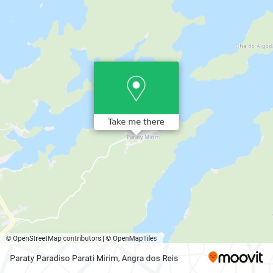 Paraty Paradiso Parati Mirim map