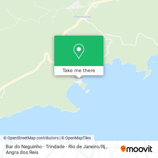 Mapa Bar do Neguinho - Trindade - Rio de Janeiro / Rj.