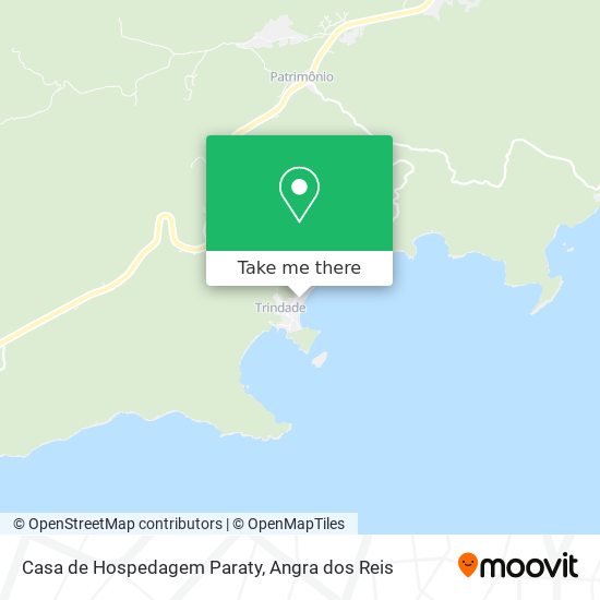 Casa de Hospedagem Paraty map