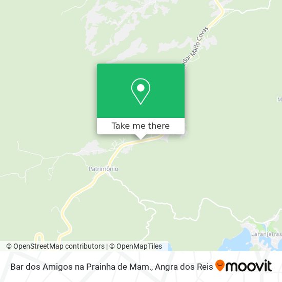 Bar dos Amigos na Prainha de Mam. map