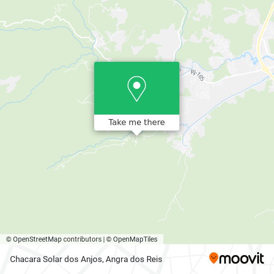 Mapa Chacara Solar dos Anjos