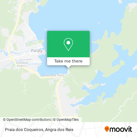 Praia dos Coqueiros map