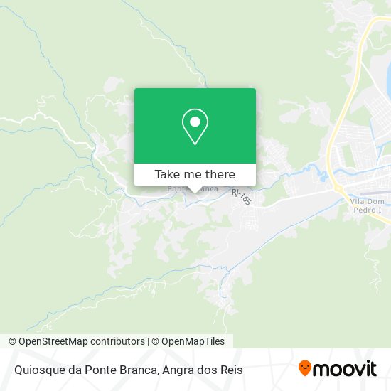 Mapa Quiosque da Ponte Branca