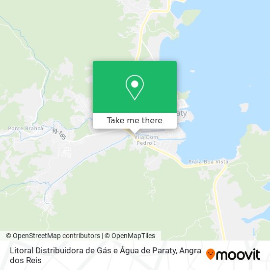 Litoral Distribuidora de Gás e Água de Paraty map