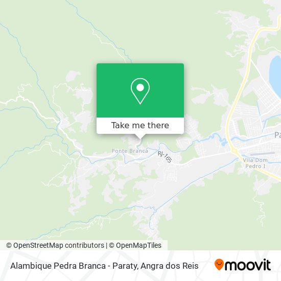 Alambique Pedra Branca - Paraty map