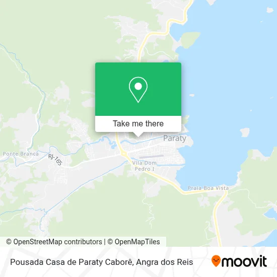 Pousada Casa de Paraty Caborê map