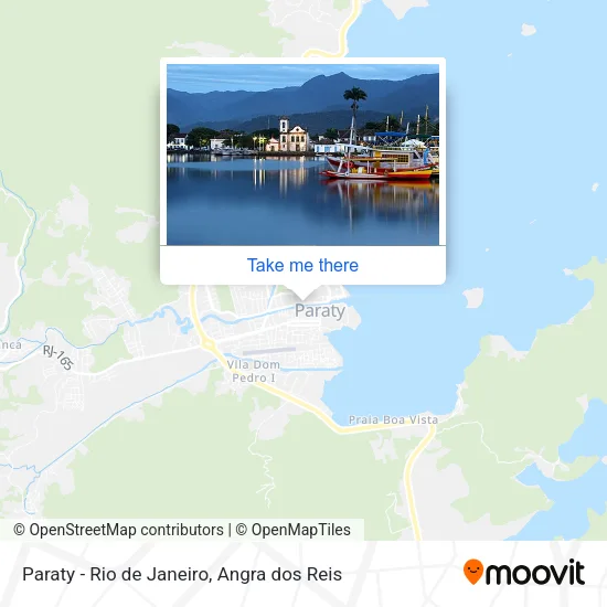 Paraty - Rio de Janeiro map