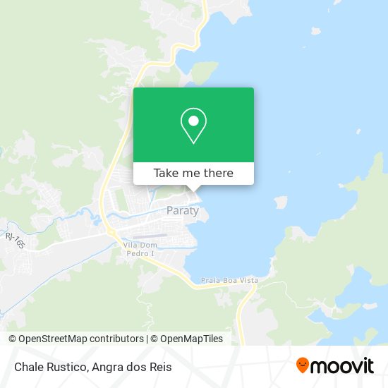 Chale Rustico map