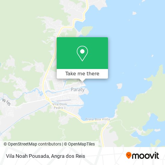 Vila Noah Pousada map