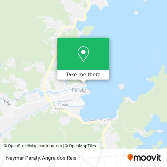 Mapa Naymar Paraty