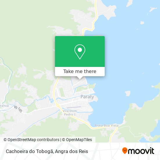 Cachoeira do Tobogã map