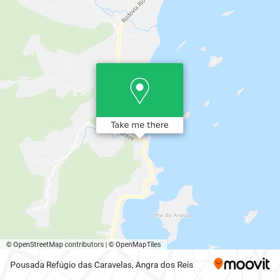 Mapa Pousada Refúgio das Caravelas