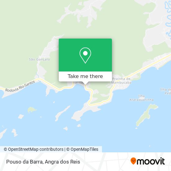 Mapa Pouso da Barra