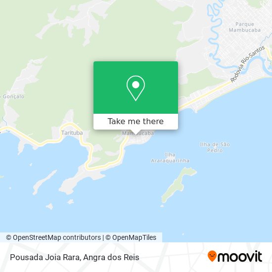 Pousada Joia Rara map