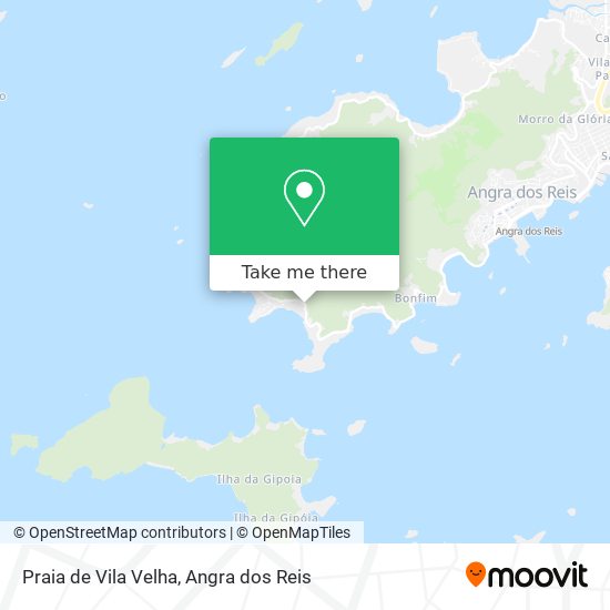 Mapa Praia de Vila Velha