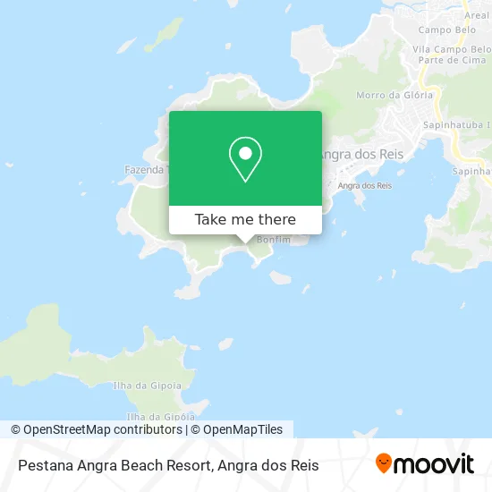Pestana Angra Beach Resort map