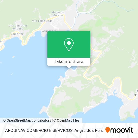 Mapa ARQUINAV COMERCIO E SERVICOS