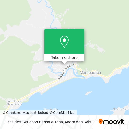 Mapa Casa dos Gaúchos Banho e Tosa