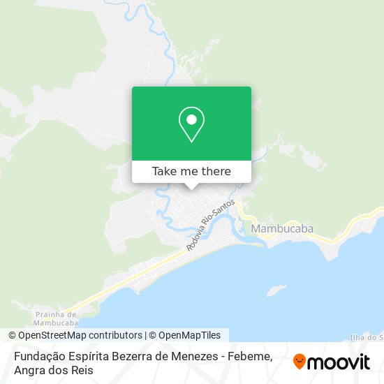 Fundação Espírita Bezerra de Menezes - Febeme map