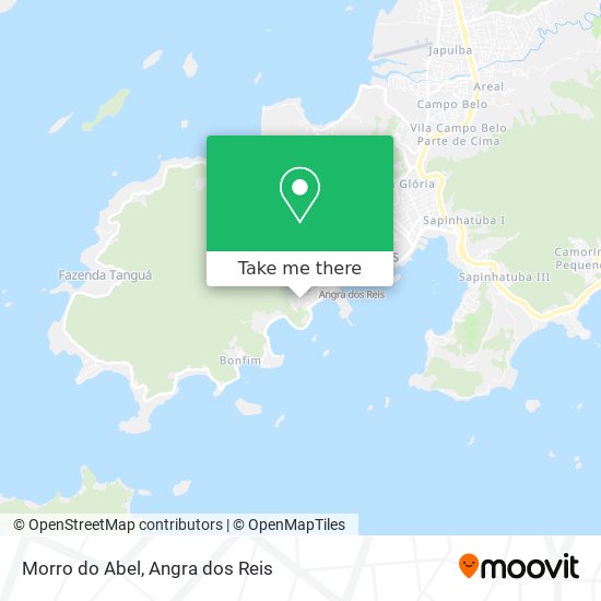 Morro do Abel map