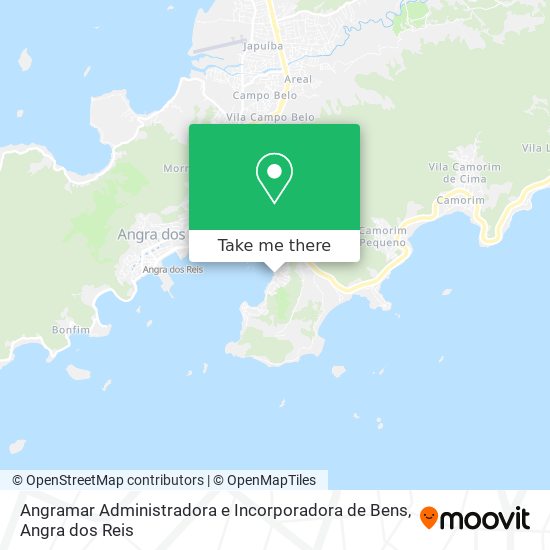 Mapa Angramar Administradora e Incorporadora de Bens