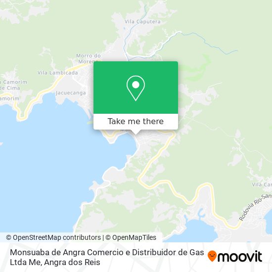 Mapa Monsuaba de Angra Comercio e Distribuidor de Gas Ltda Me