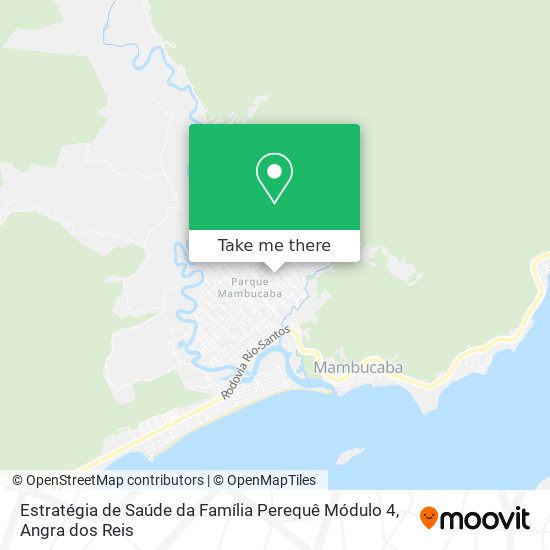 Mapa Estratégia de Saúde da Família Perequê Módulo 4