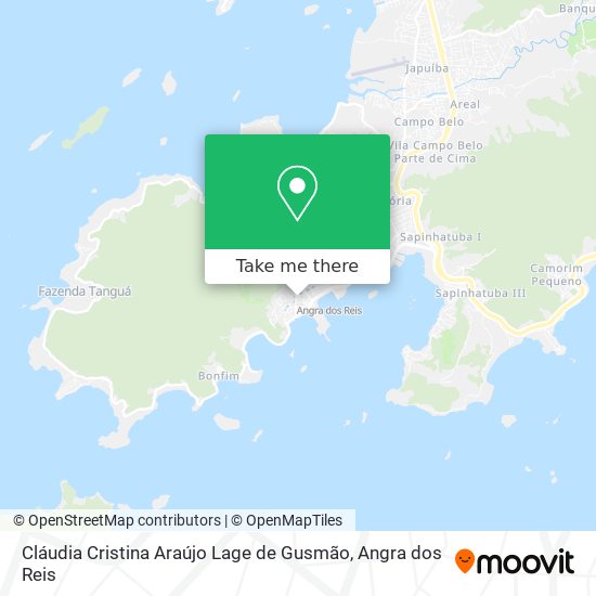 Cláudia Cristina Araújo Lage de Gusmão map