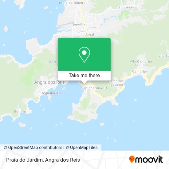 Praia do Jardim map