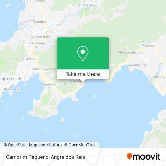 Mapa Camorim Pequeno