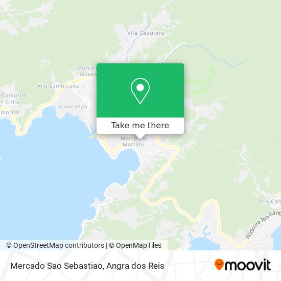 Mapa Mercado Sao Sebastiao