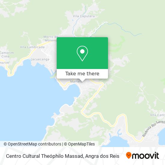 Mapa Centro Cultural Theóphilo Massad
