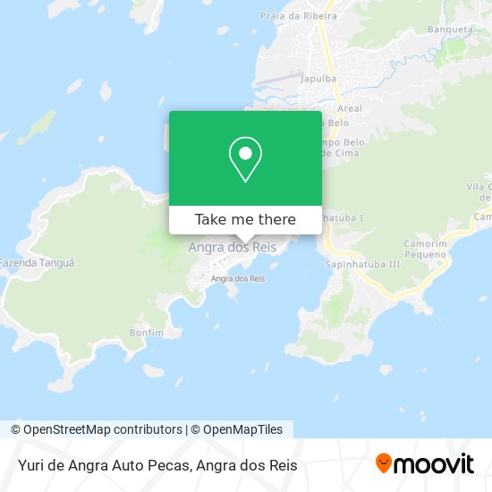 Yuri de Angra Auto Pecas map