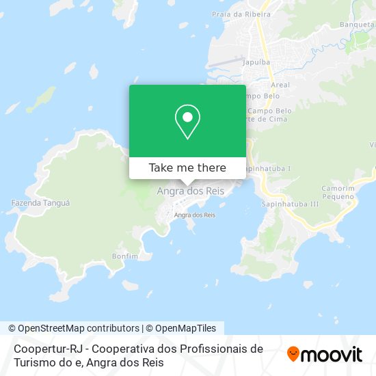 Coopertur-RJ - Cooperativa dos Profissionais de Turismo do e map